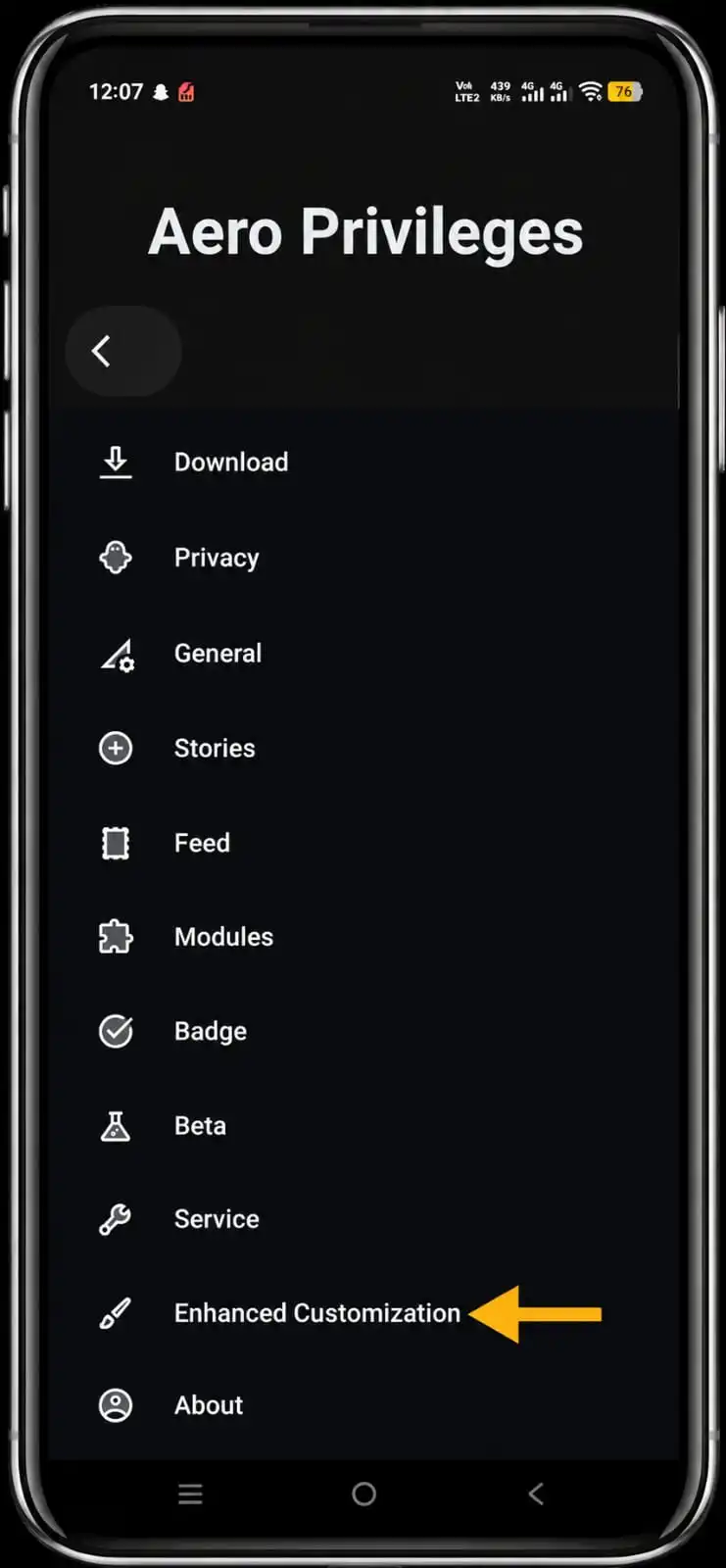 enhence customization