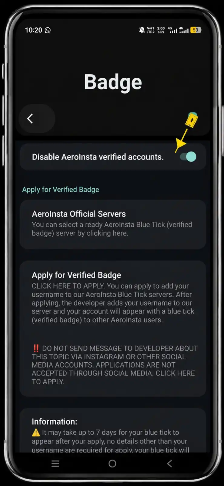 verifired badge